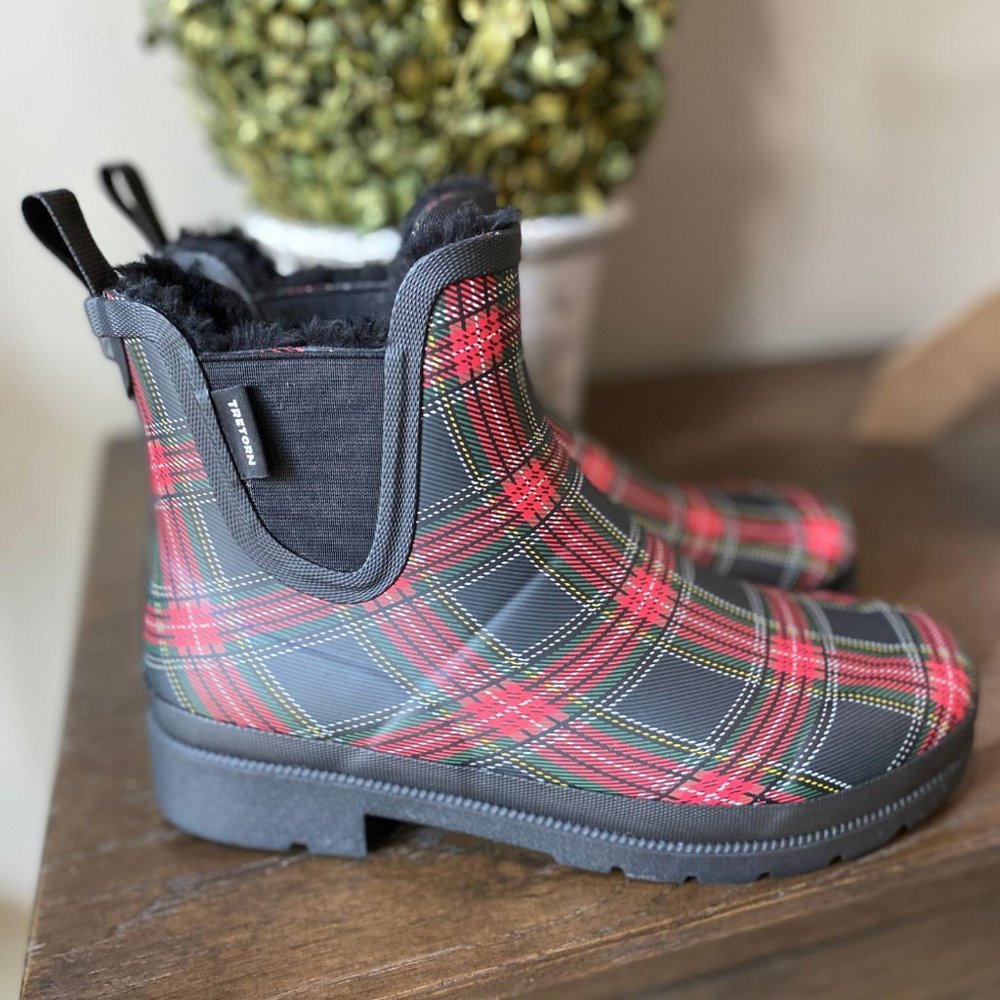 (Sold) Tretorn LINA 2 Faux Shearling Rain Boots - Picture 4 of 9